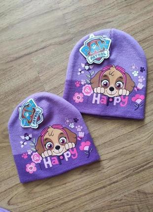 Дитяча шапка щенячий патруль скай paw patrol disney р. 50 ,52, 54