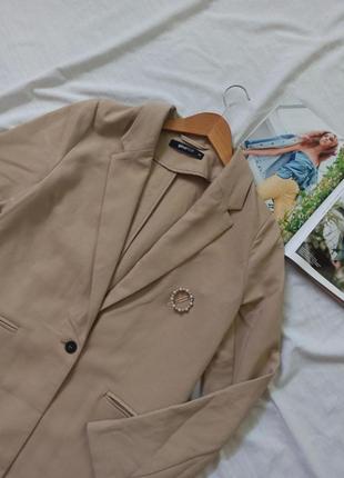 Легкое пальто/жакет/удлиненный пиджак2 фото