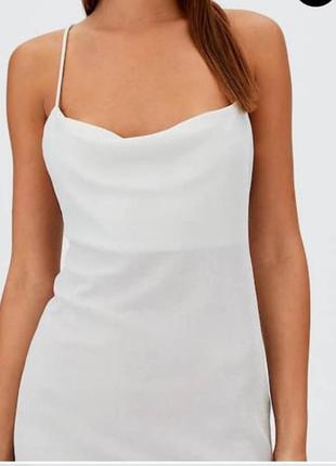 Нова біла сукня stradivarius, розмір s5 фото