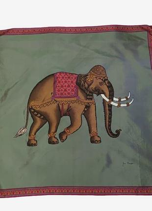 Jim tompson тайский шелковый платок слон /6667/
