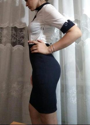Сарафан школьный юбка+блузка2 фото