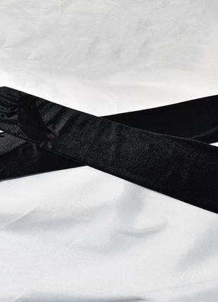 7-33 оксамитові довгі рукавички длинные перчатки бархатные3 фото