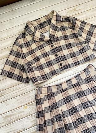 Шикарний костюм-спідниця і піджак shein