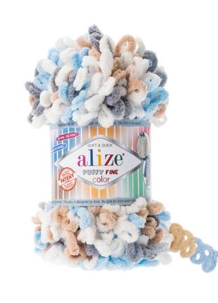 Пряжа alize puffy fine 833 5946