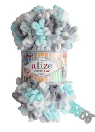 Пряжа alize puffy fine 833