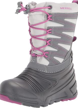 Зимові дитячі чобітки размер 33 merrell snow quest lite 3.0. розмір 332 фото