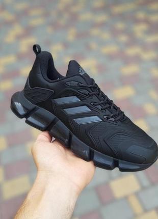 Теплі осінні кросівки adidas vento чорні з сірим термо чоловічі зимові термо кросівки адідас венто
