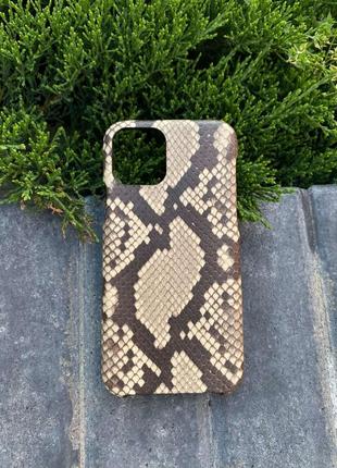 Чехол iphone 11 pro case python brown1 фото