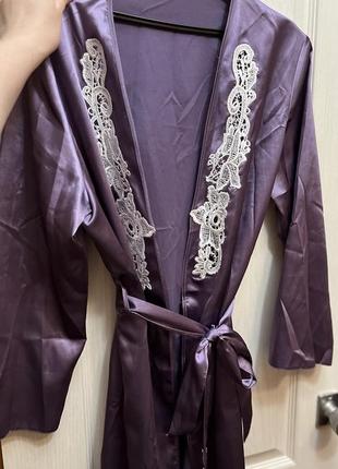 Шелковый халат