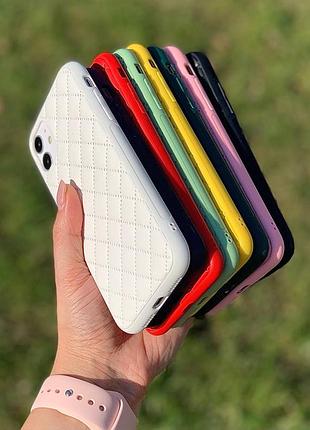 Чохол iphone quilted leather case 9