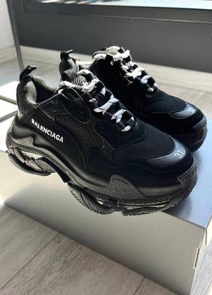 Крутые женские кроссовки black чёрные