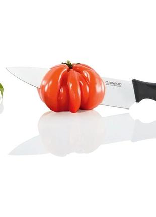 Кухонный нож поварской ernesto, поварской нож лезвие 20 см, нержавейка с керамическим прокрытием2 фото