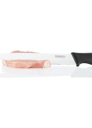 Кухонный нож разделочный ernesto, разделочный нож лезвие 20 см, нержавейка с керамическим прокрытием2 фото