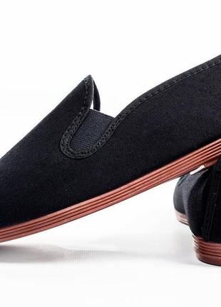 Черные текстильные мужские испанские мокасины тм javer, р 43,44,45