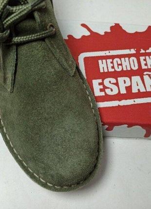 Испанские брендовые замшевые ботинки дезерты для подростков, женщин, мужчин9 фото