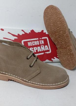 Испанские замшевые ботинки дезерты calidad для женщин, мужчин, подростков2 фото