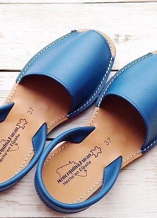Брендовые сандалии из кожи menorquina испания