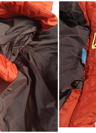 Яркая оранжевая тёплая куртка в идеале.6 фото