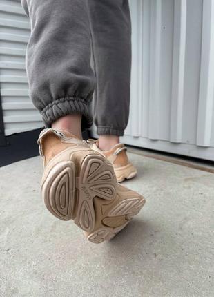Adidas ozweego celox beige жіночі бежеві кремові кросівки адідас женские беж кремовые кроссовки озвиго5 фото