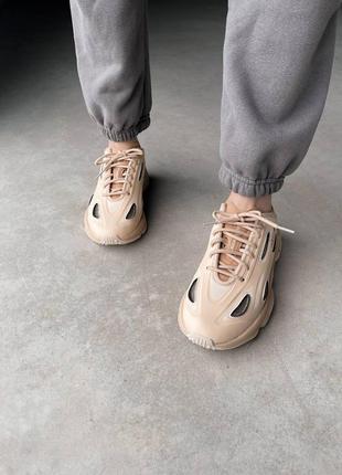 Adidas ozweego celox beige жіночі бежеві кремові кросівки адідас женские беж кремовые кроссовки озвиго3 фото