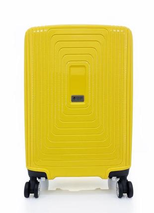 Чемодан airtex 241 s ручная кладь полипропилен желтый