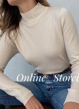 Св.беж✅🔥top🔥стоечка базовый гольф водолазка original milano zone милано ✅