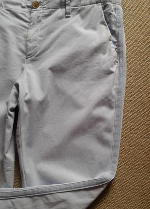 Красивые girlfrend chino голубые брючки скини с тесьмой по бокам р 34