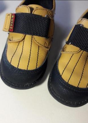 Kavat брендові шкіряні туфлі для хлопчика, 24р4 фото