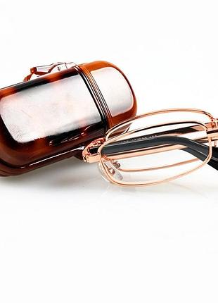 Складные очки с откидным футляром + 1,0 ; + 1,5 ; + 2,0 ; + 2,5 ; + 3,0 ; + 3,5 ; + 4,0