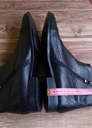 Ботинки брогированные hemsted &sons. размер 44. кожа. 6