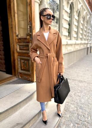 Качественное фабричное женское кашемировое пальто