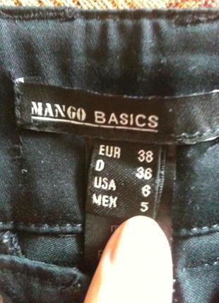 Класические брюки манго.черные3 фото