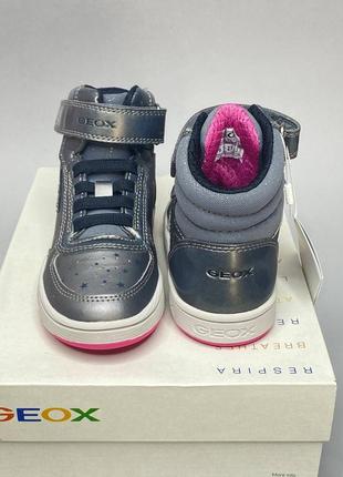 Детские ботинки, хайтопы geox maltin 24  р-р дитячі черевики хайтопи на дівчинку3 фото