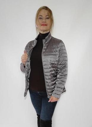 Курточка весна/осінь в кольорі фумо болонева (кд my814b)