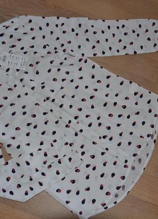 Блуза сорочка reserved для дівчинки 152 см 11 років