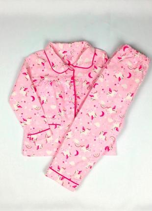 Фланелева піжама для дівчинки байка оригінал примарк primark