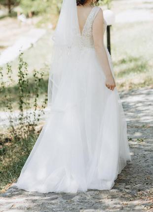Витончена весільна сукня з салону / утонченное свадебное платье с салона2 фото
