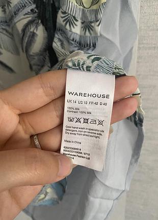 Майка блуза топ  шелковая шёлк в принт2 фото