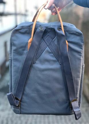 Рюкзак fjallraven kanken classic 16 l graphite / наложка bs2 фото