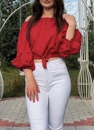 Кофта червона