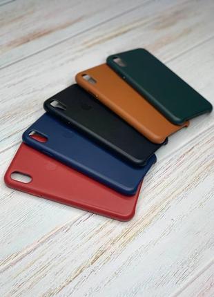 Кожаный чехол для iphone ✅leather case original✅