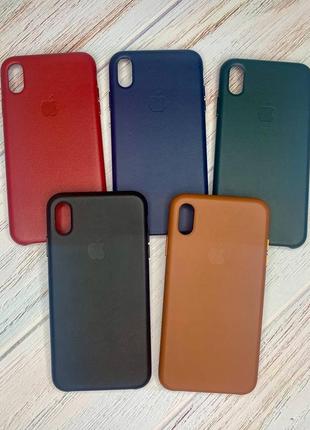 Кожаный чехол для iphone ✅leather case original✅2 фото