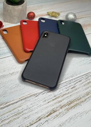 Кожаный чехол для iphone ✅leather case original✅5 фото