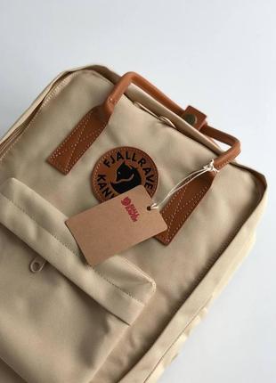 Рюкзак fjallraven kanken classic 16 l cream / наложка bs4 фото