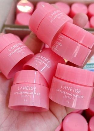 Ночная маска для губ laneige lip sleeping mask 3 г3 фото