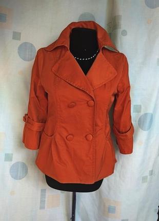 Піджак теракотовий 46р париж