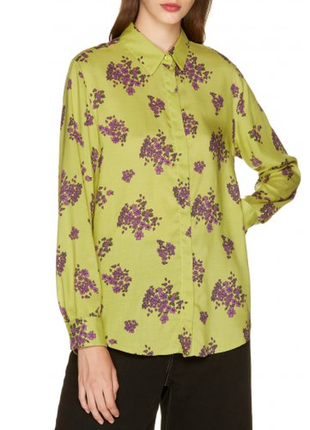Sale! s-m р натуральная легкая рубашка benetton