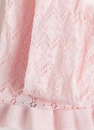 Качественные фирменные детские розовые ажурные колготки calzedonia2 фото