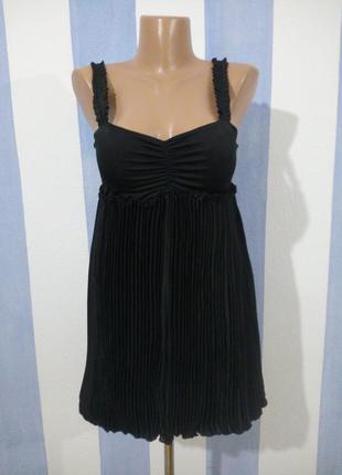 Міні сукня туніка пліссе