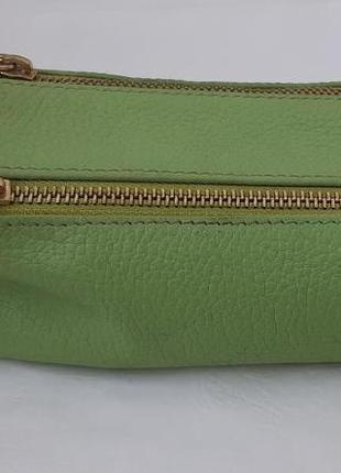 Vif оригинал кожа косметичка зеленая новое состояние sui juicy распродана сумка2 фото
